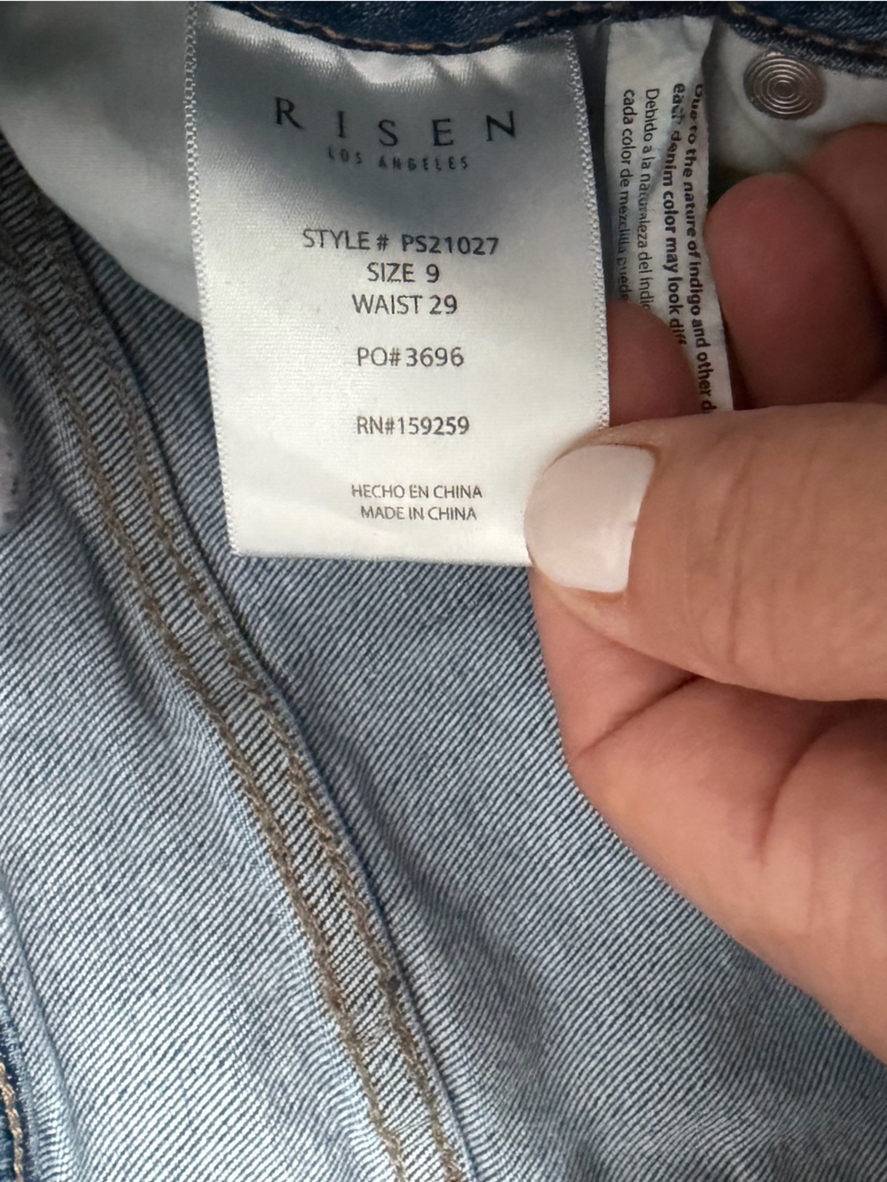 Risen Distressed High-Rise Straight-Leg Women’s Jeans 9/29 - Picture 6 of 6